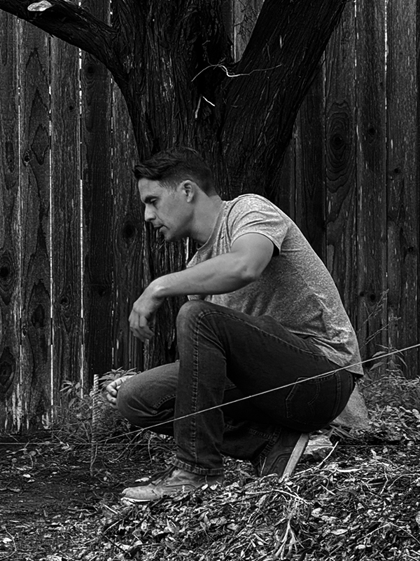Diego Dessens, landscape architect, reviewing architectural plans